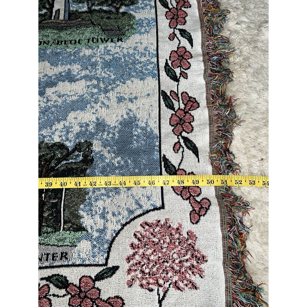 California State University Long Beach 1949 Jacquard Woven Throw Blanket XL - Picture 3 of 4
